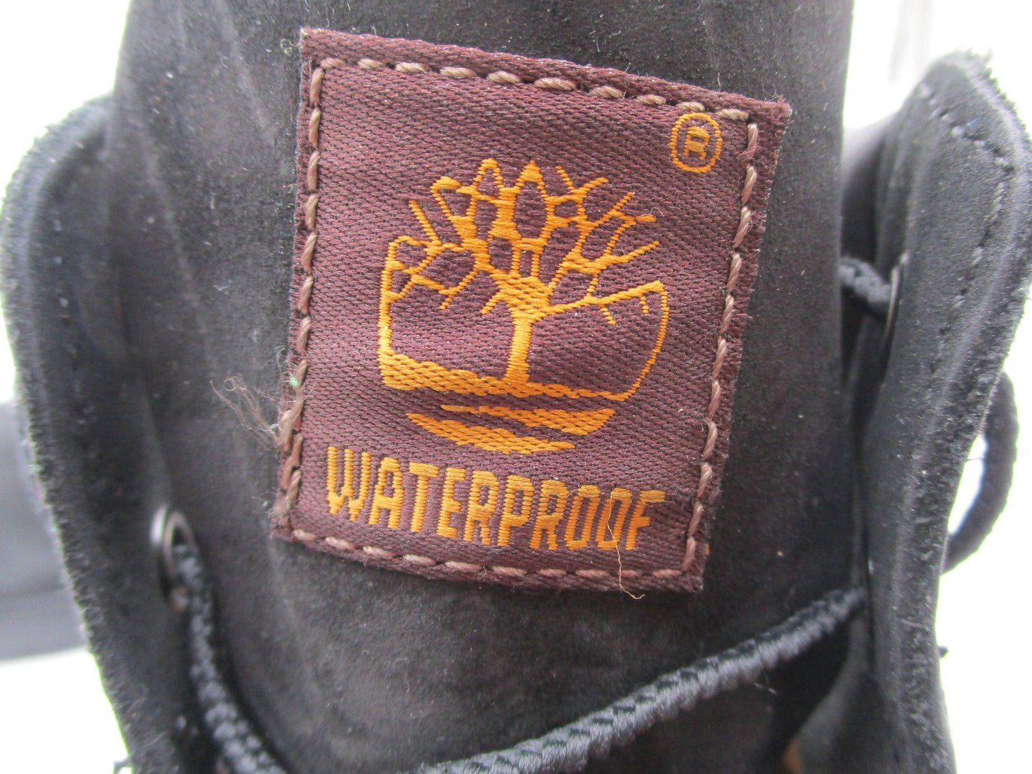 Timberland 10910 Junior Boots Youth Size 5.5M Black Waterproof Leather Combat4