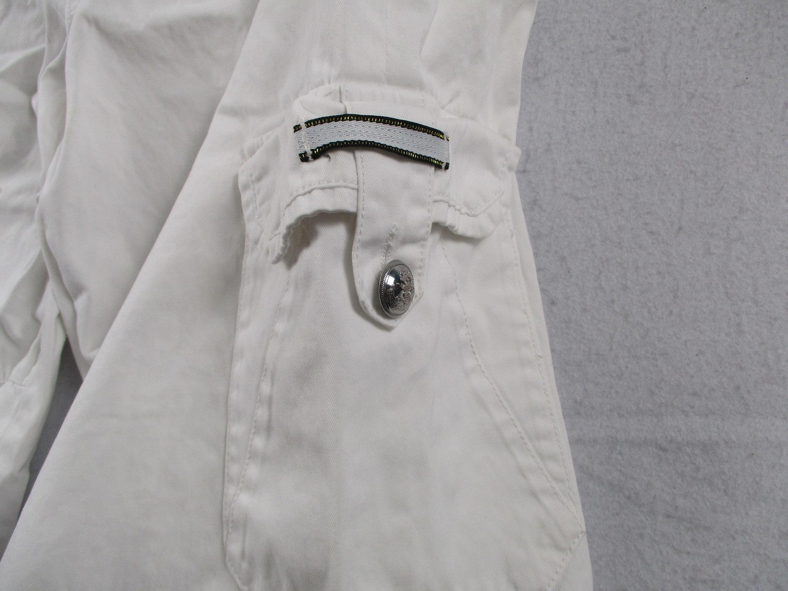 COOGI Shirt & Cargo Shorts Mens 42 White Nautical Anchor Crest Graphic Set 167512