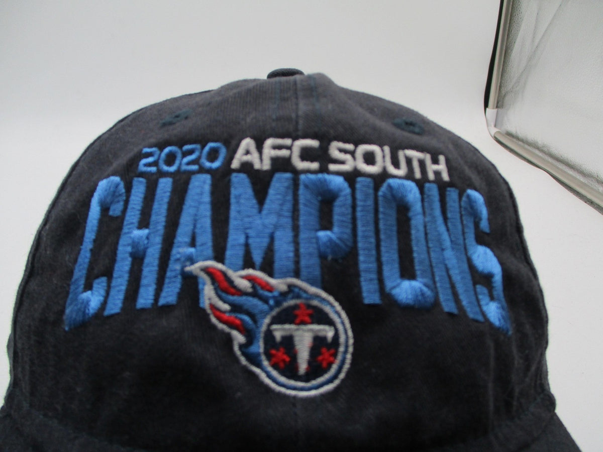 Tennessee Titans 2020 AFC South Hat Cap Strap Back One Size Blue NFL New Era1