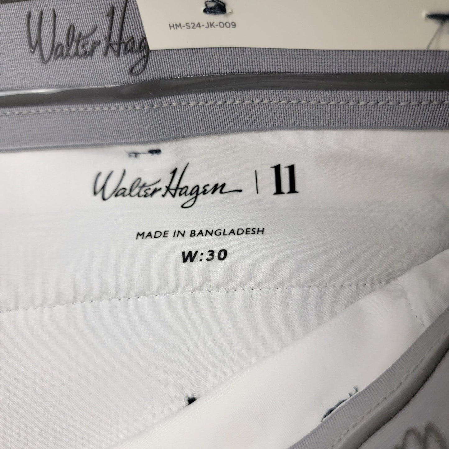 Walter Hagen Clubhouse Seersucker Golf Shorts Men’s 30 Navy 9” Inseam Stretch 3