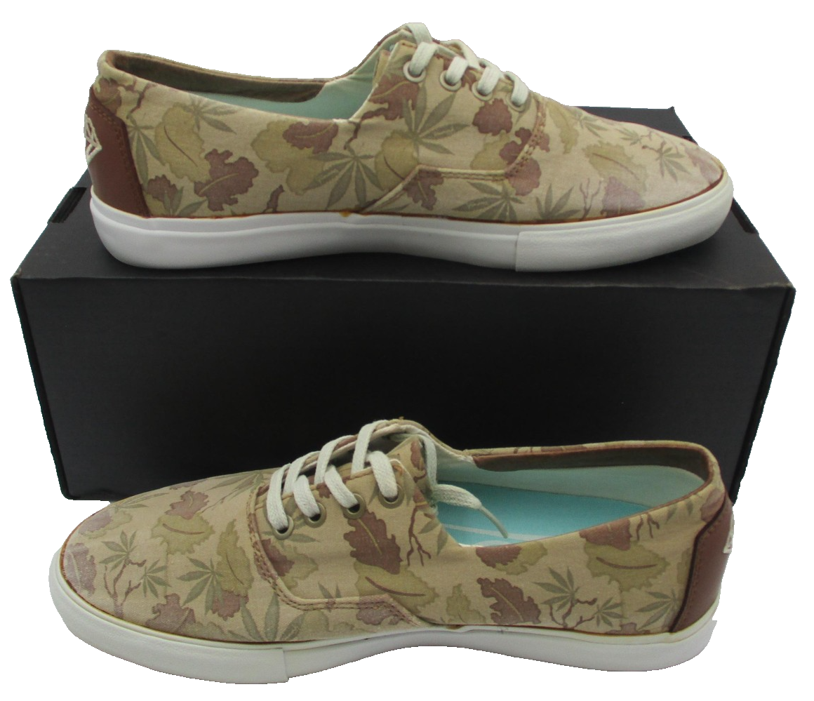 Diamond Supply Co Diamond Cuts Shoes Mens Size 9 Tan Camo C13F103 Sneakers 1Q83