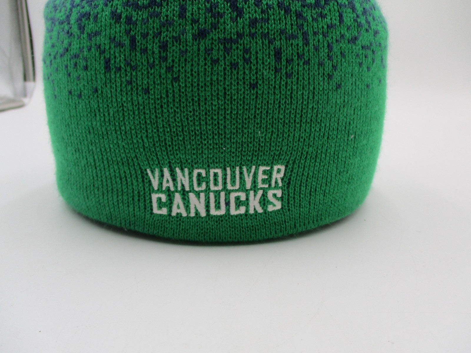 Vancouver Canucks Hat Cap Knit Beanie Mens One Size Green NHL Hockey Reebok2