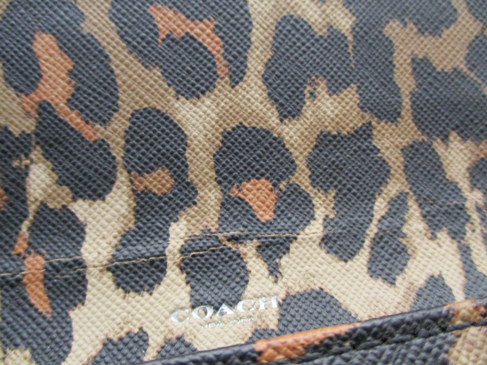 Coach Wallet Women's One Size Brown Signature C Leopard Print Zip Coated Canvas12