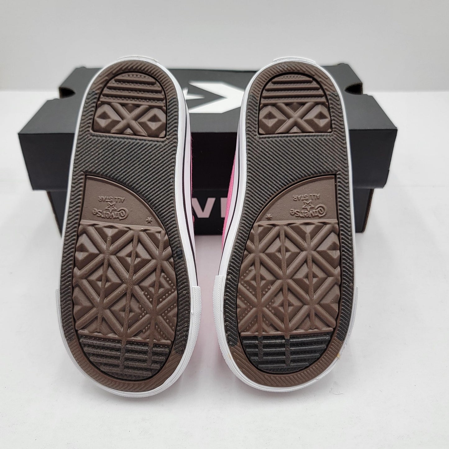 Converse All Star CT 2V Ox Shoes Infant Size 9 Pink Canvas Sneakers New6