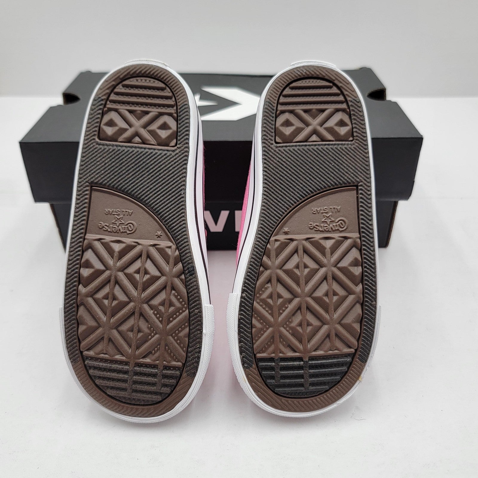 Converse All Star CT 2V Ox Shoes Infant Size 9 Pink Canvas Sneakers New6