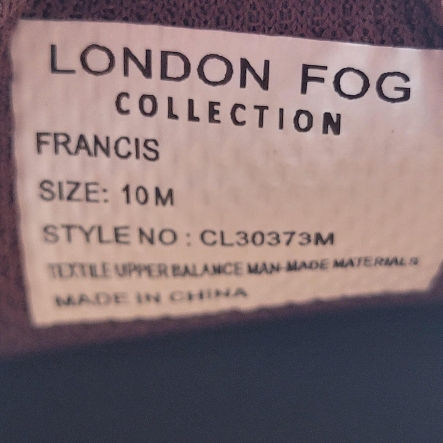 London Fog Shoes Mens Size 10M Red Cabernet Francis Slip On Memory Foam Comfort8