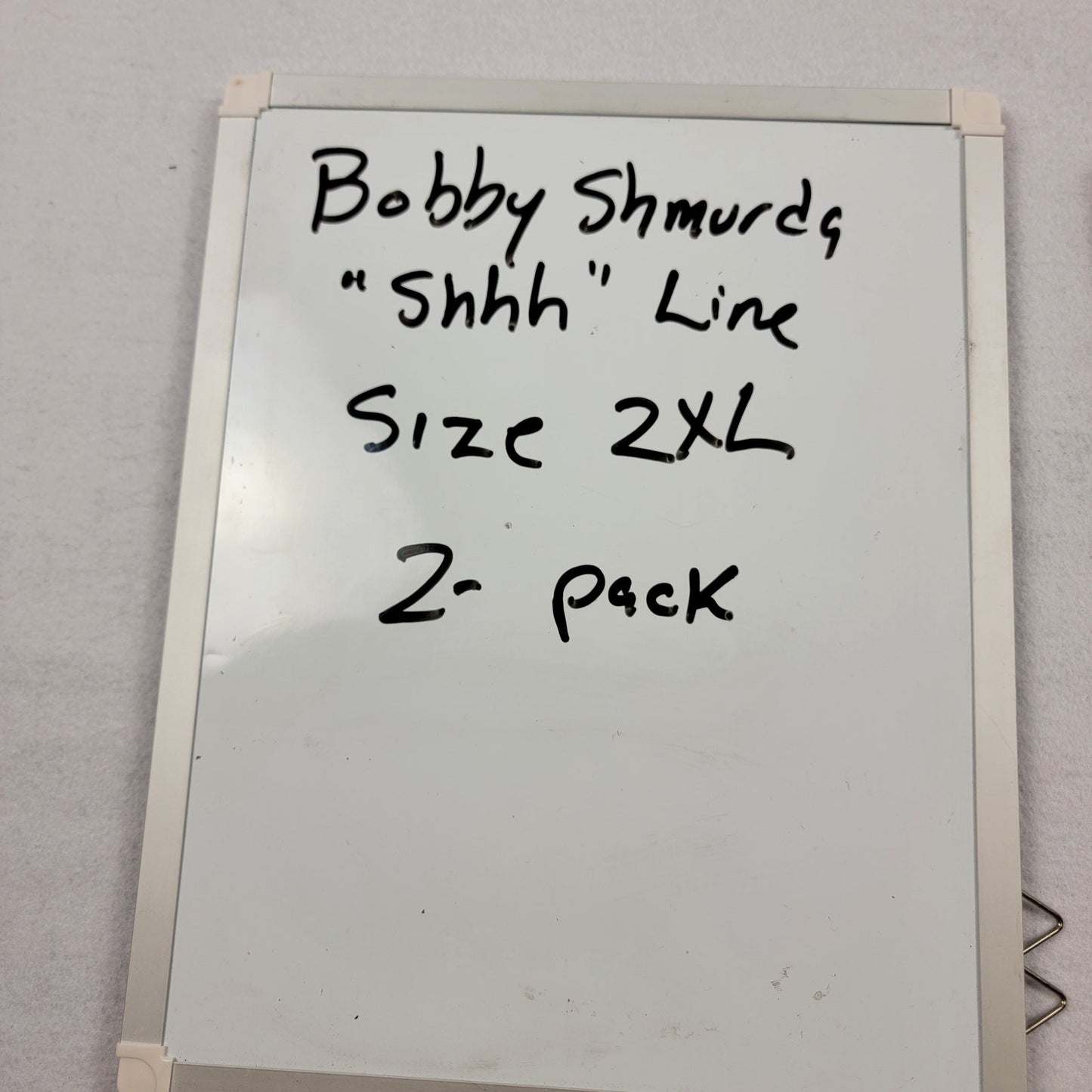 Bobby Shmurda SHHH 2XL Graphic Tee 2Pack Stop Snitching + Skull NEW 7278