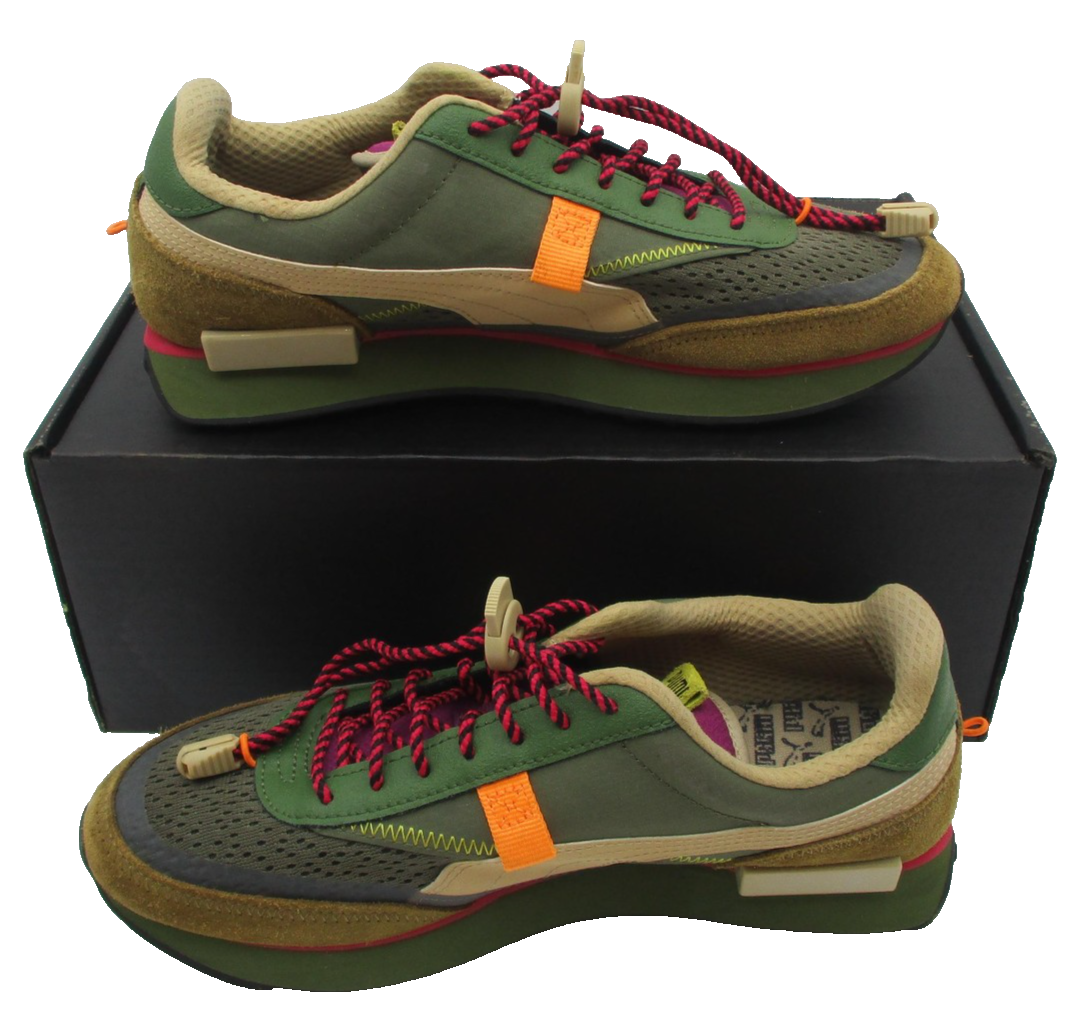 Puma Mens Size 8.5 Multicolor Suede Low Top Athletic Sneakers 38341901 (1S7)2