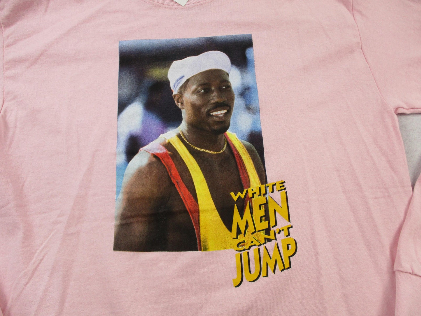 Rue21 Shirt Teens Medium Pink White Men Can't Jump Long Sleeve 134713482