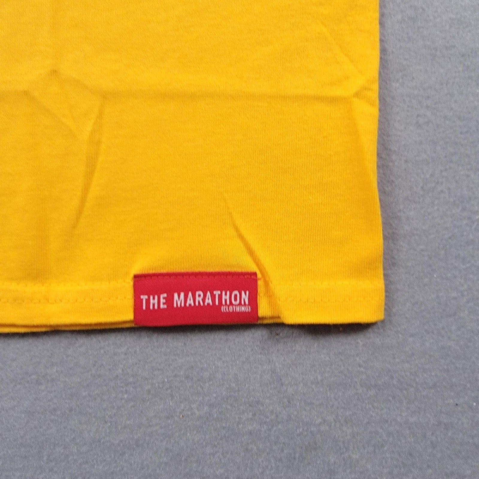 The Marathon Clothing Shirt Mens Small Yellow Crenshaw Graphic Tee Crewneck TMC5