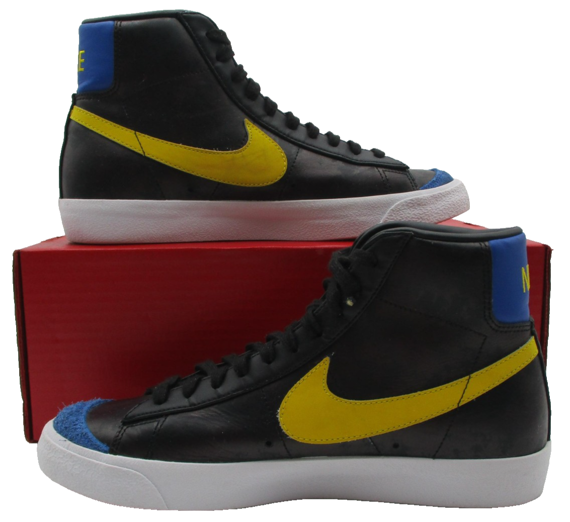 Nike Blazer Mid '77 Peace Love Basketball Shoes Mens 8.5 Black DC1414-001 (1U6)1