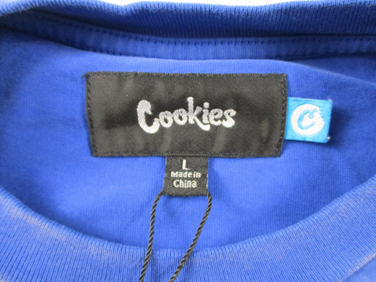 Cookies Sweatsuit Set Mens Medium Blue Weed Graphic T-Shirt Track Pants 420 16762