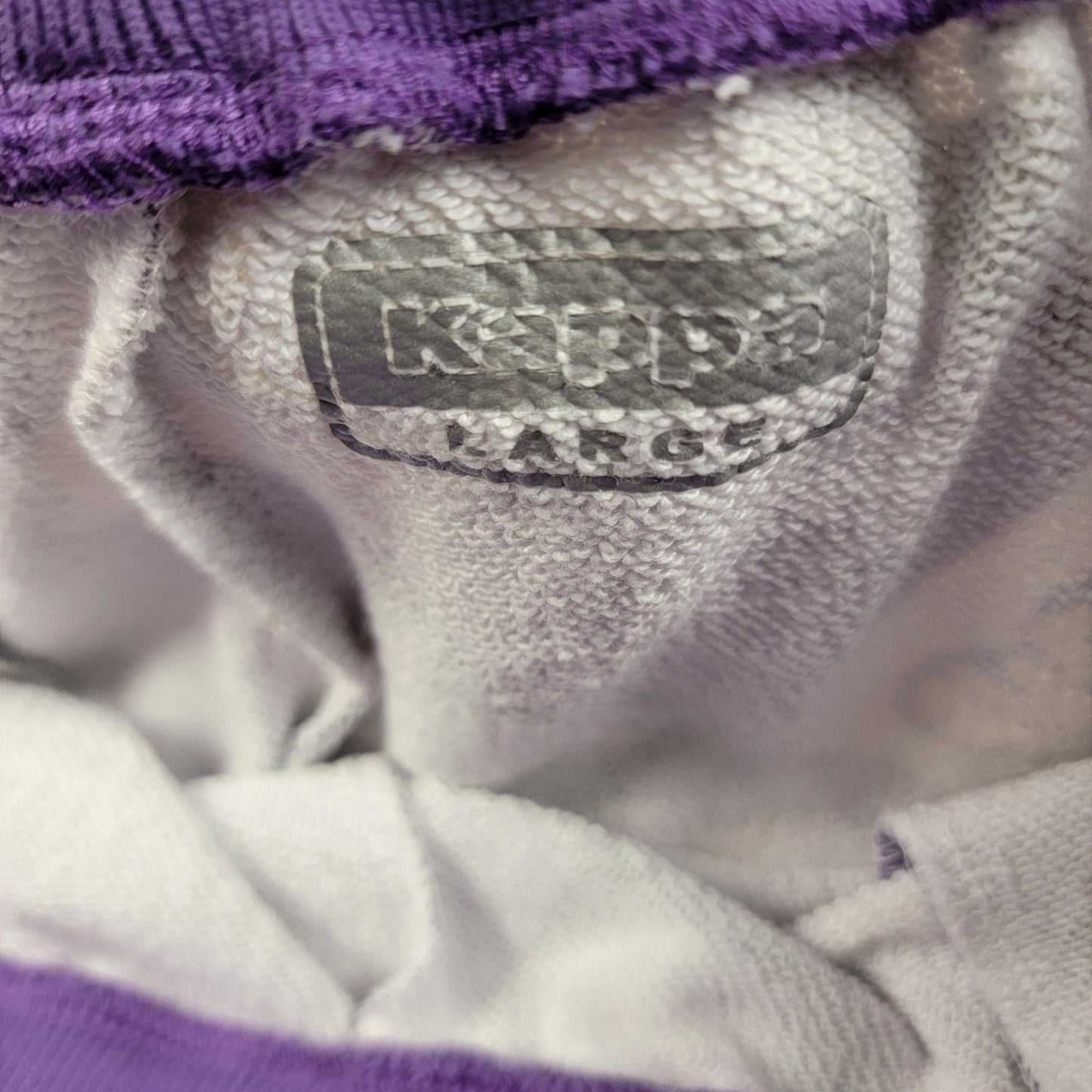 Kappa Logo Edmar Fleece Jogger Purple Mens Sz L