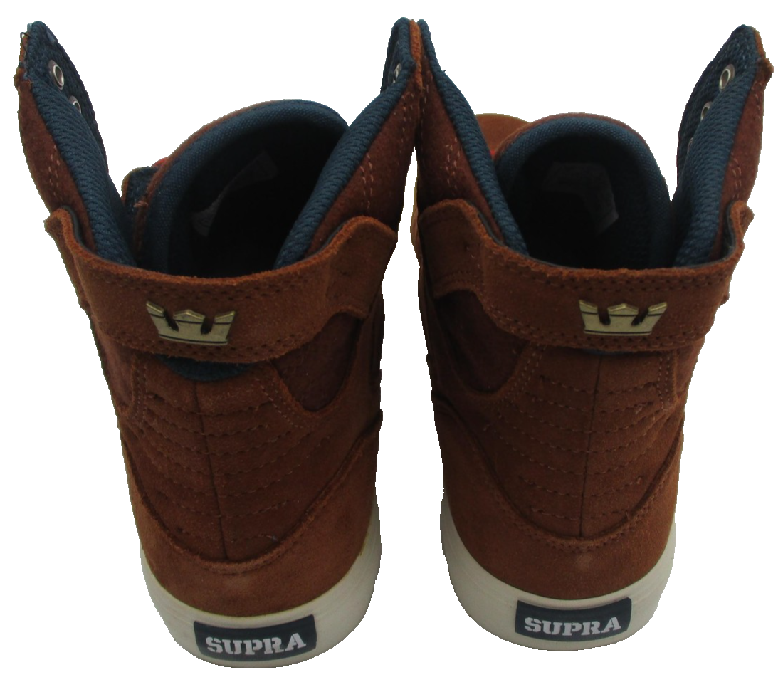 Supra Skytop Muska 001 Shoes Kids Size 5 Brown Suede High Top Skate Sneakers7