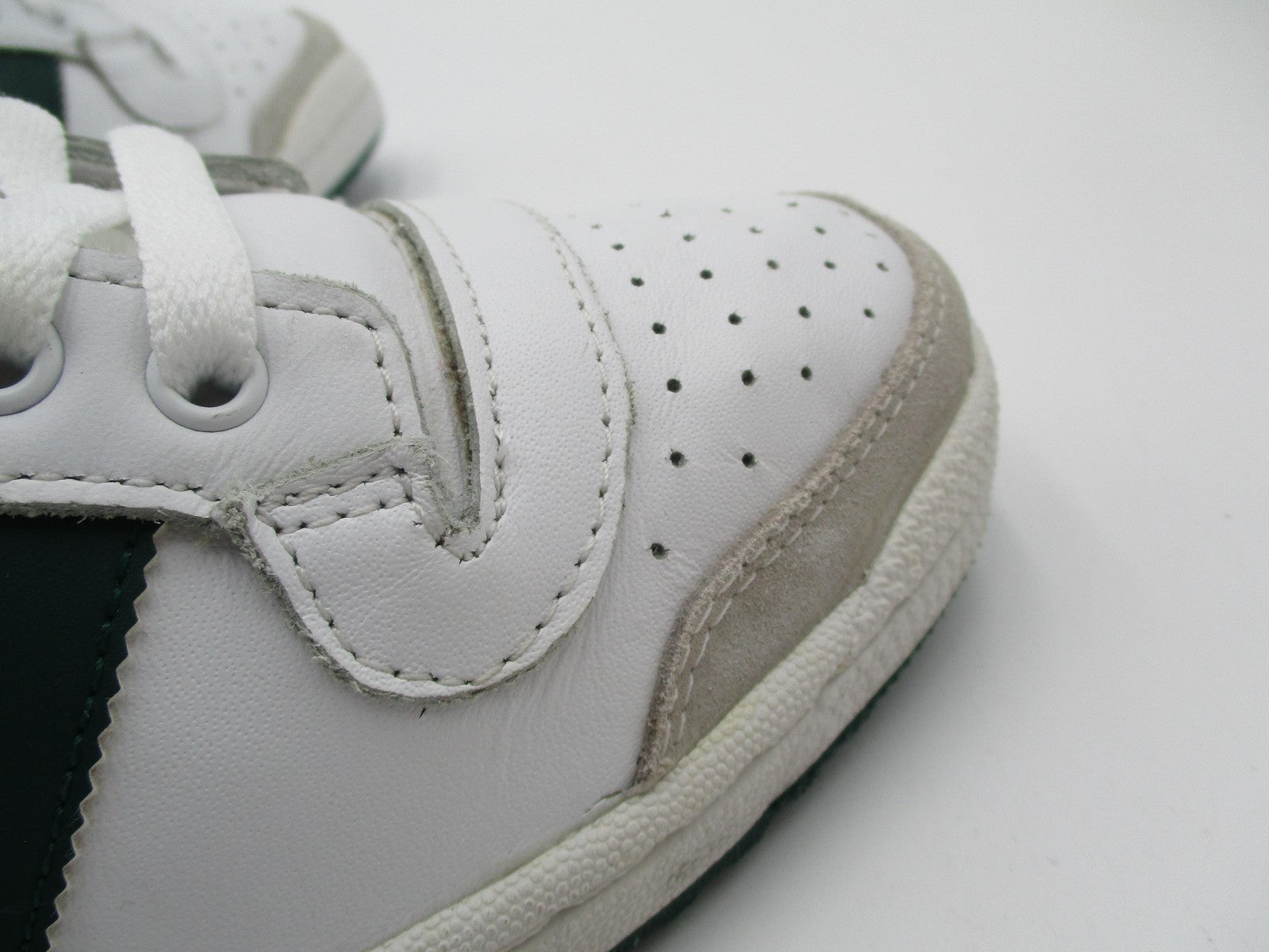Adidas Top Ten Mens Size 10 White Green Orange High Top Basketball EF2516 (1S2)8