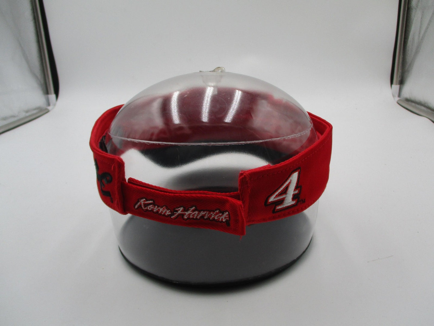 Kevin Harvick Budweiser Hat Cap Visor One Size Red NASCAR Auto Racing Mens Chase7