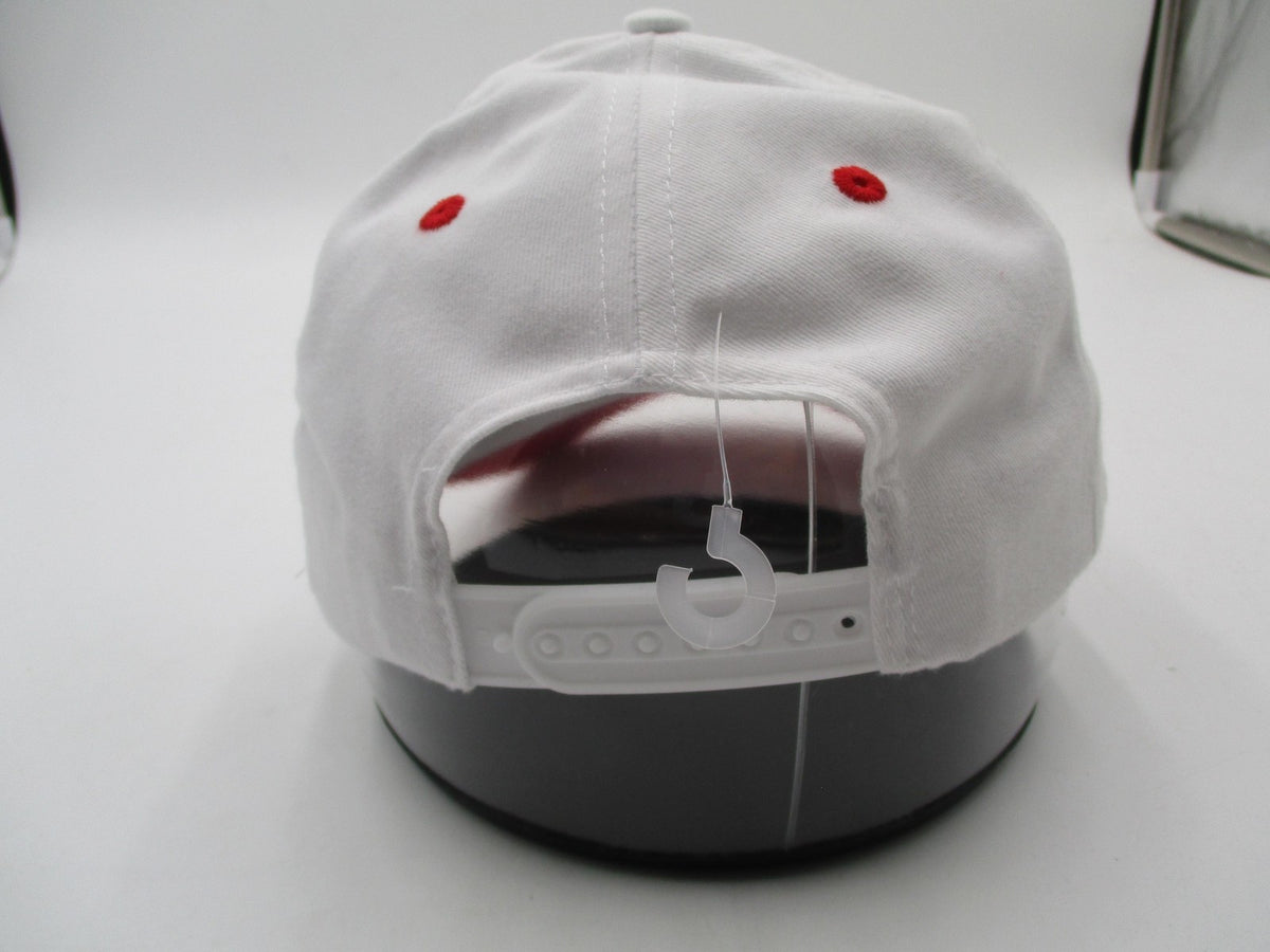 Captain Morgan White Red Adjustable Snapback Hat One Size Rum Distillery Cap6