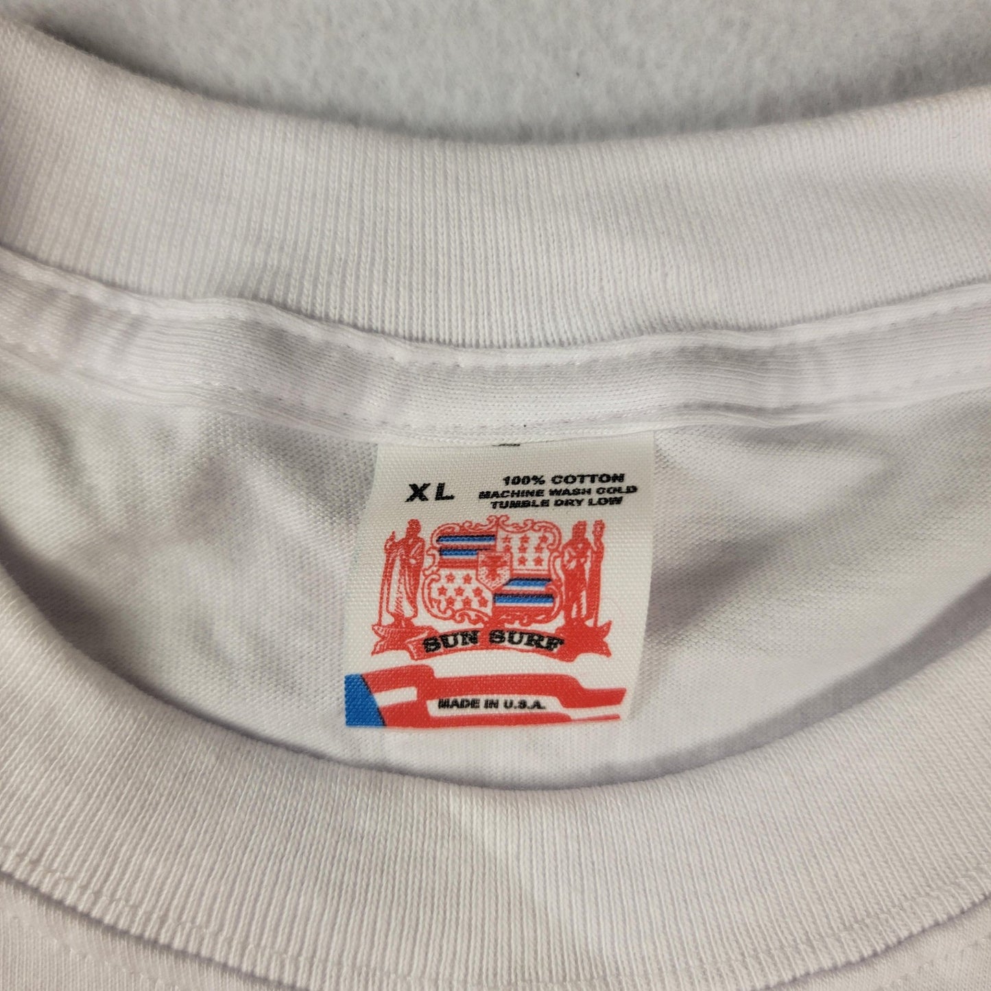 Sun Surf Shirt + Buffalo David Bitton Mens XL Lot White Yellow Made USA NWT 10816