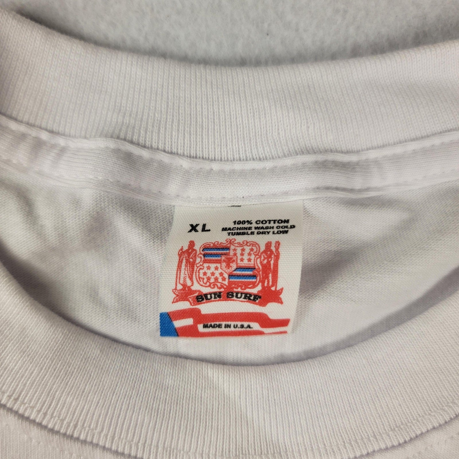 Sun Surf Shirt + Buffalo David Bitton Mens XL Lot White Yellow Made USA NWT 10816