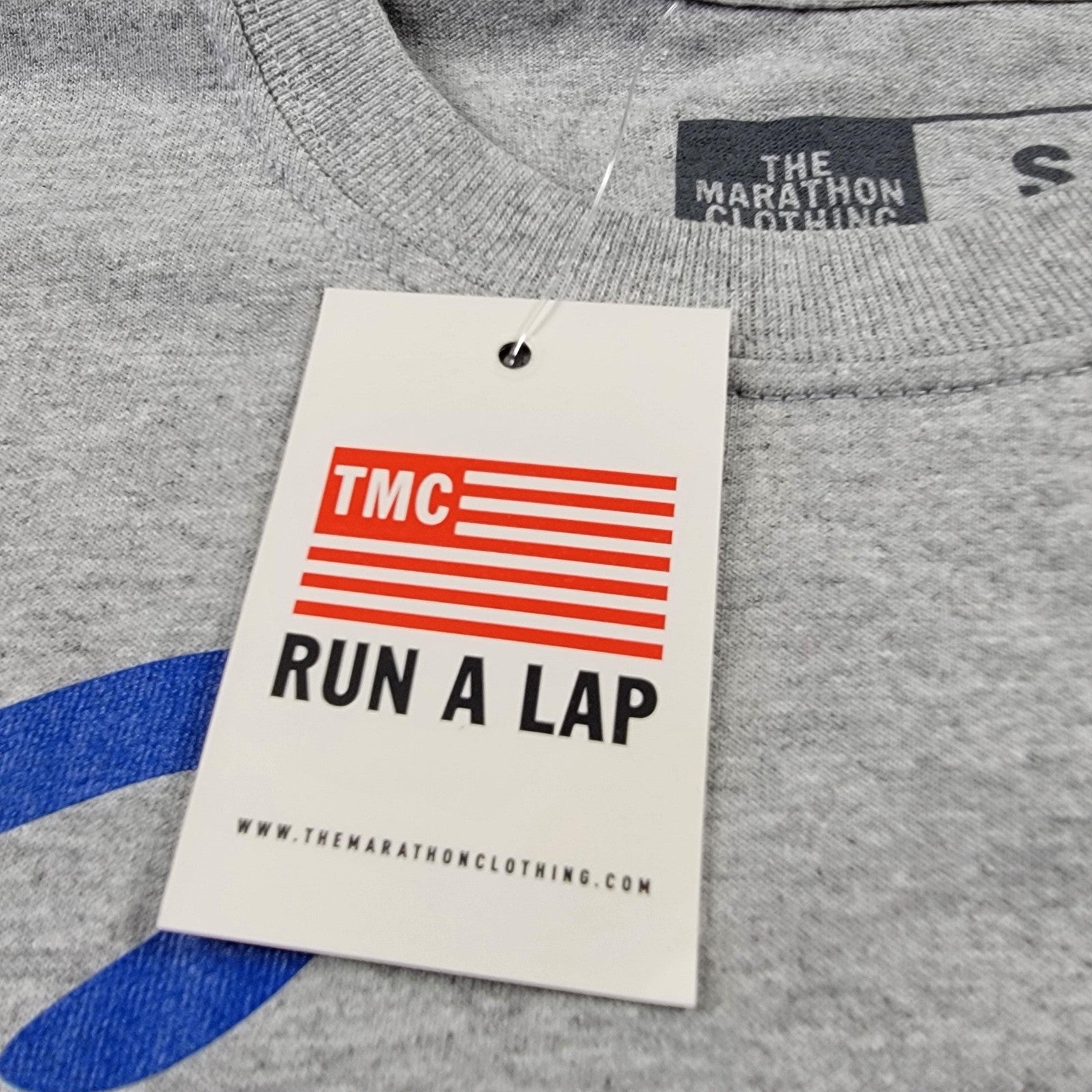 The Marathon Clothing Shirt Mens Small Gray Blue Crenshaw Graphic Tee TMC Logo7