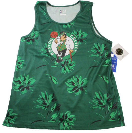 Boston Celtics Shirt Mens XL Green NBA Basketball Ultra Game Brown 7 Tank 14920