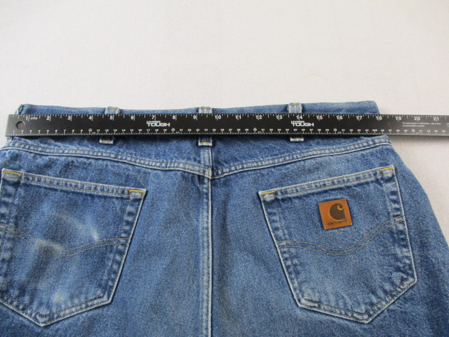 Carhartt Swisher Jeans Mens 38x30 Blue Relaxed Fit Workwear Denim 14329