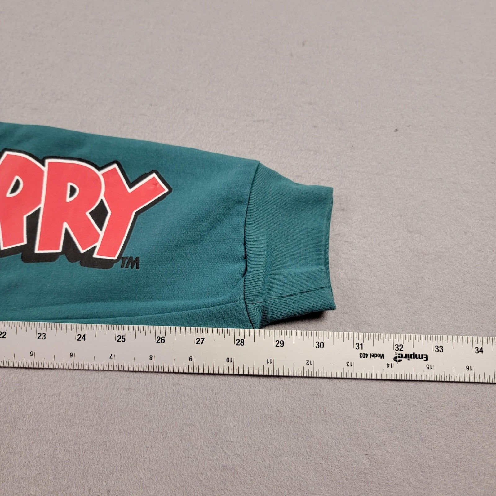 Tom & Jerry Pants Unisex Small Teal Cartoon Joggers Warner Bros Lounge New