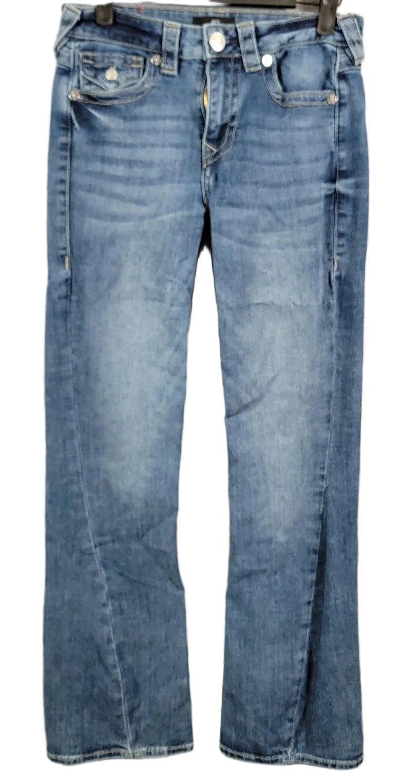 True Religion Joey Flare Jeans  Vintage Blue  Size 27