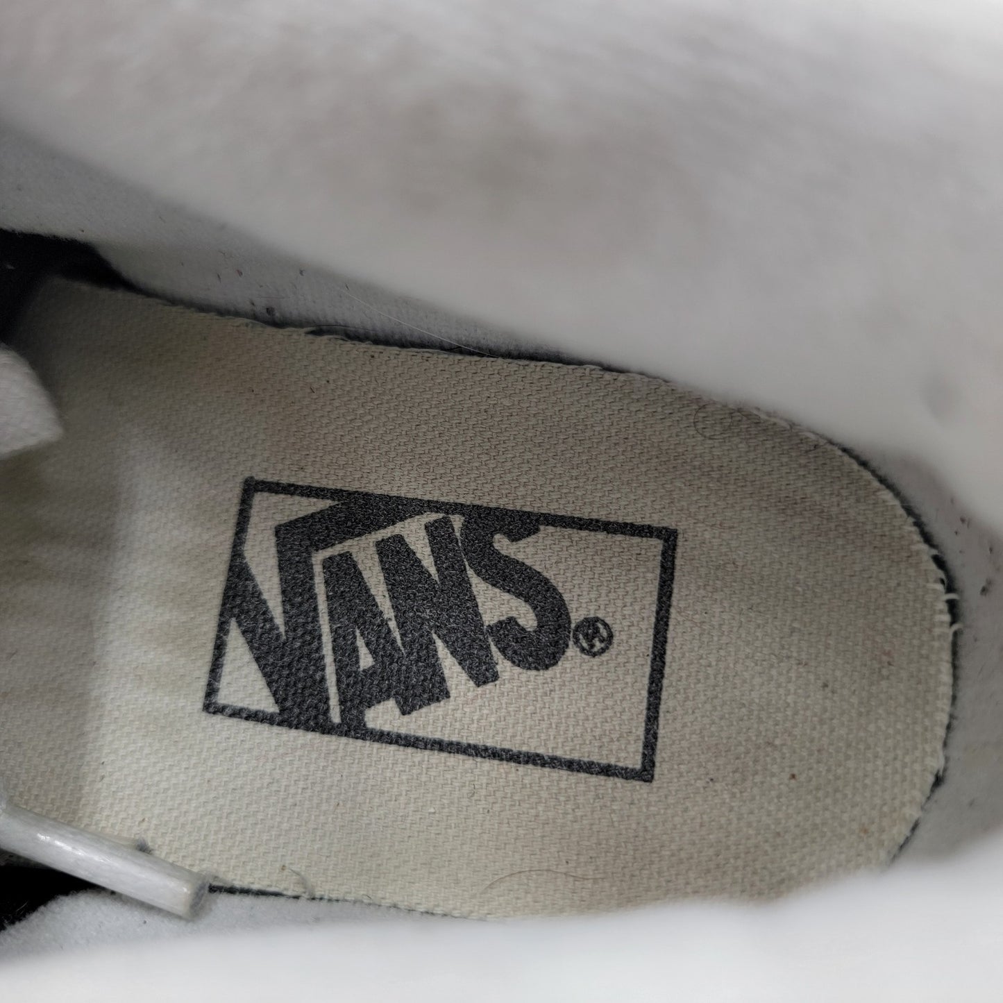 Vans Sk8Mid Black White Canvas Suede Sneakers Youth 5 Women’s 6.5 Men’s 5