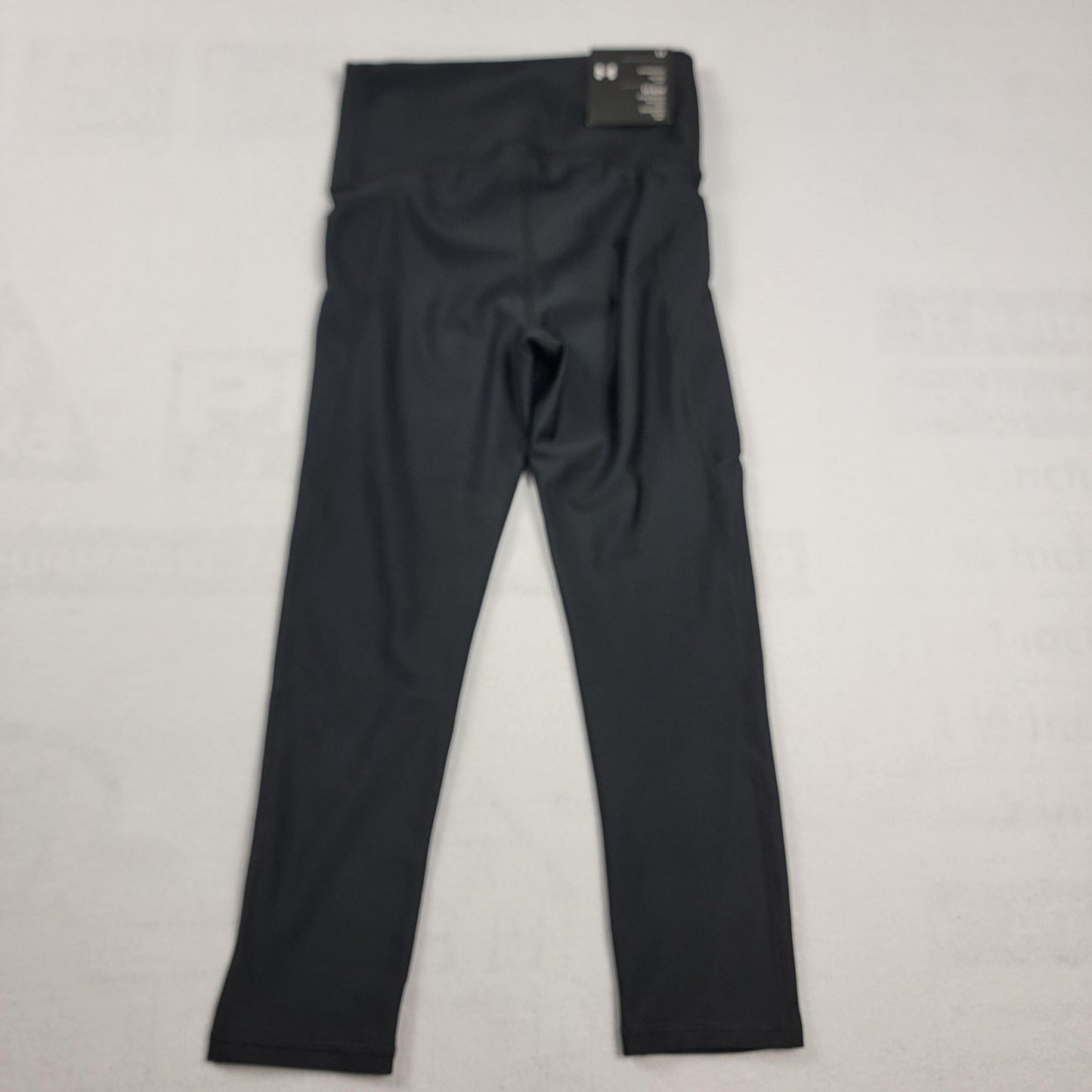 Under Armour Capri Leggings Womens XS Black Compression High Rise HeatGear