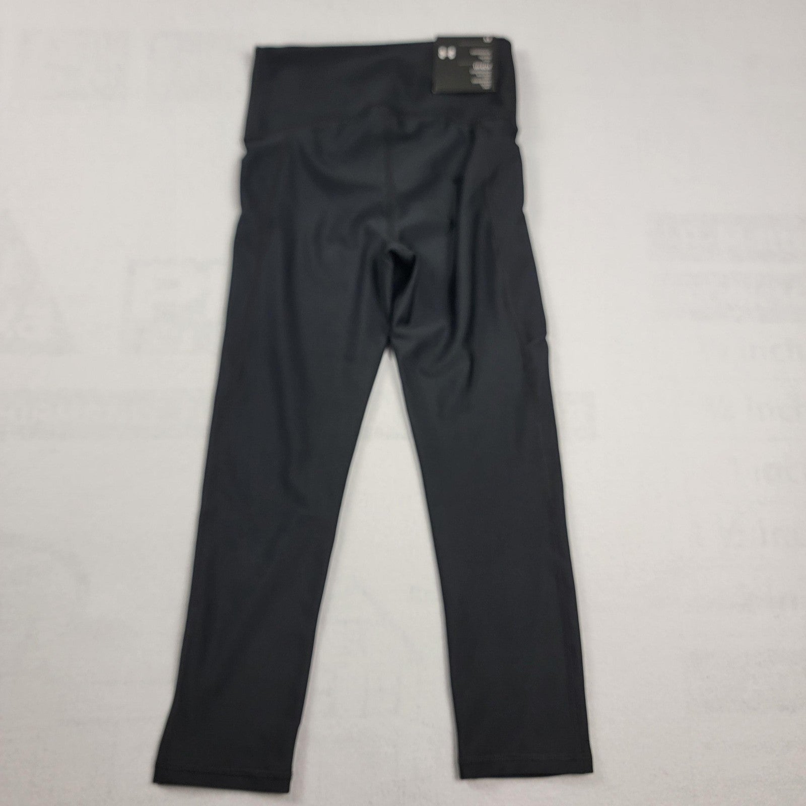 Under Armour Capri Leggings Womens XS Black Compression High Rise HeatGear