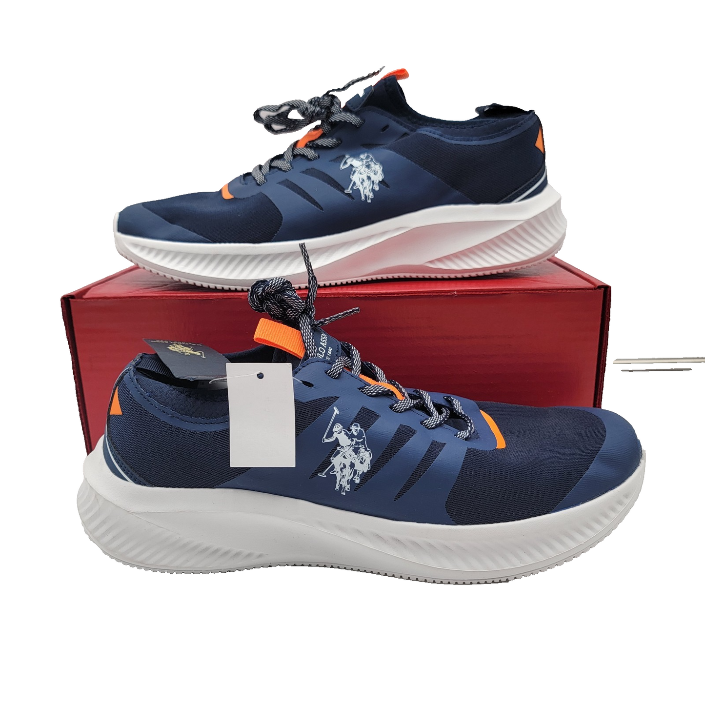 US Polo Assn Speed Men's Athletic Sneakers Dark Navy Blue Size 110