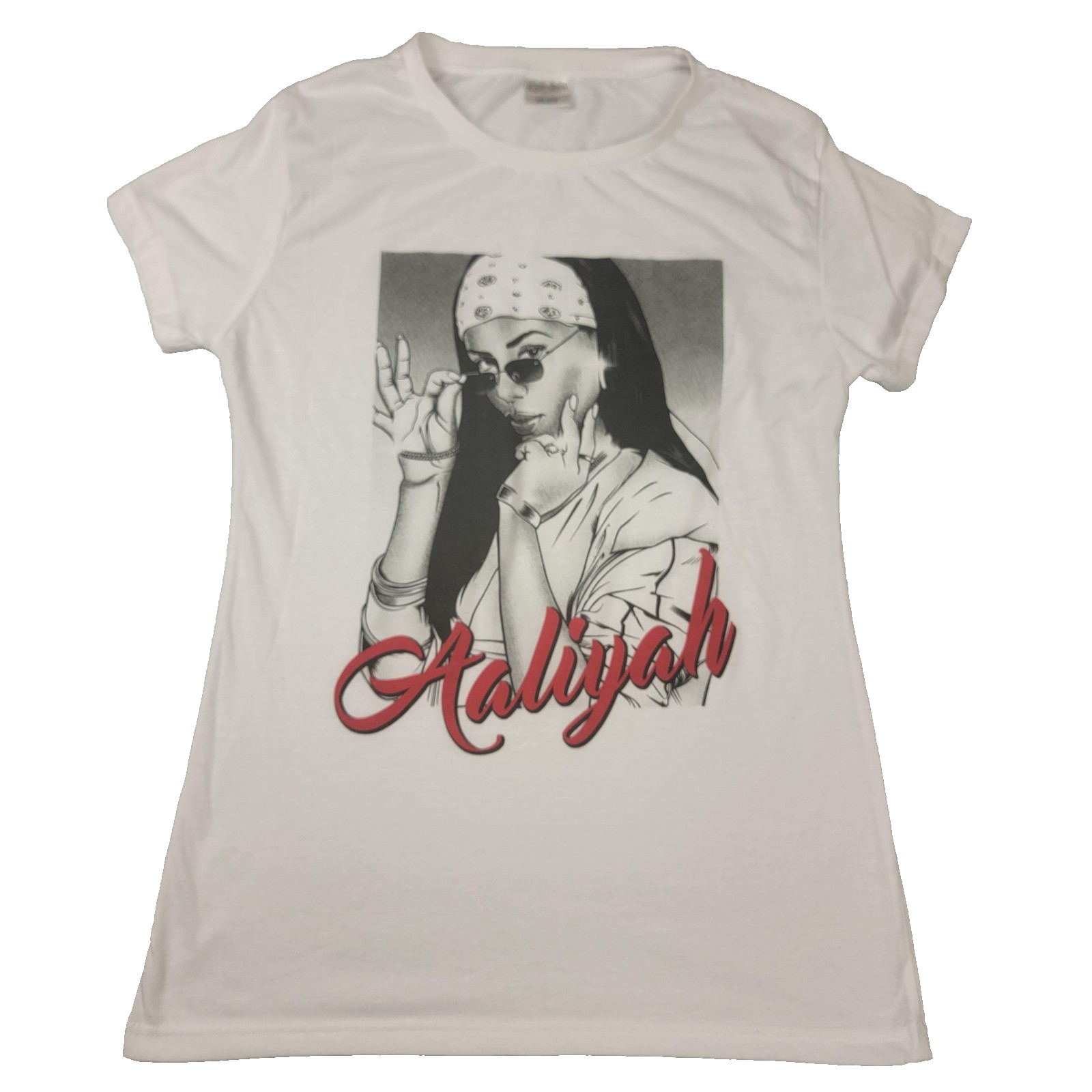 Poetic Justice Tupac Shakur LS Mens S+ Aaliyah SS Womens 2XL White Tshirts 11382