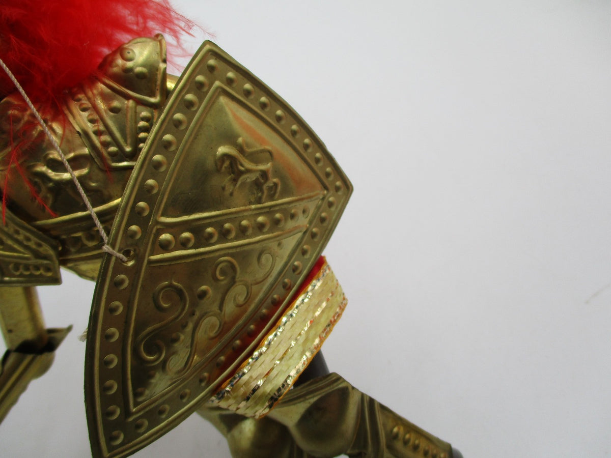 Vintage 1970s Pupo Siciliano Italian Knight Marionette 8 inch5