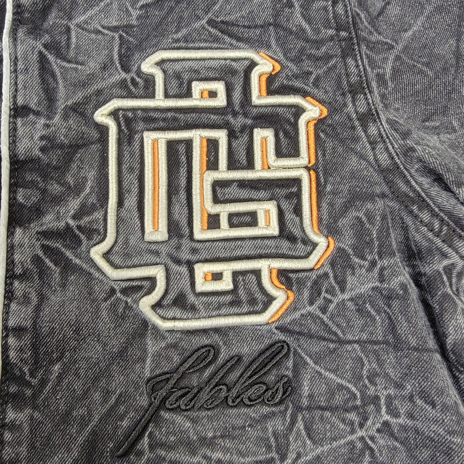 Original Fables Denim Short Sleeve Shirt Black Sz M