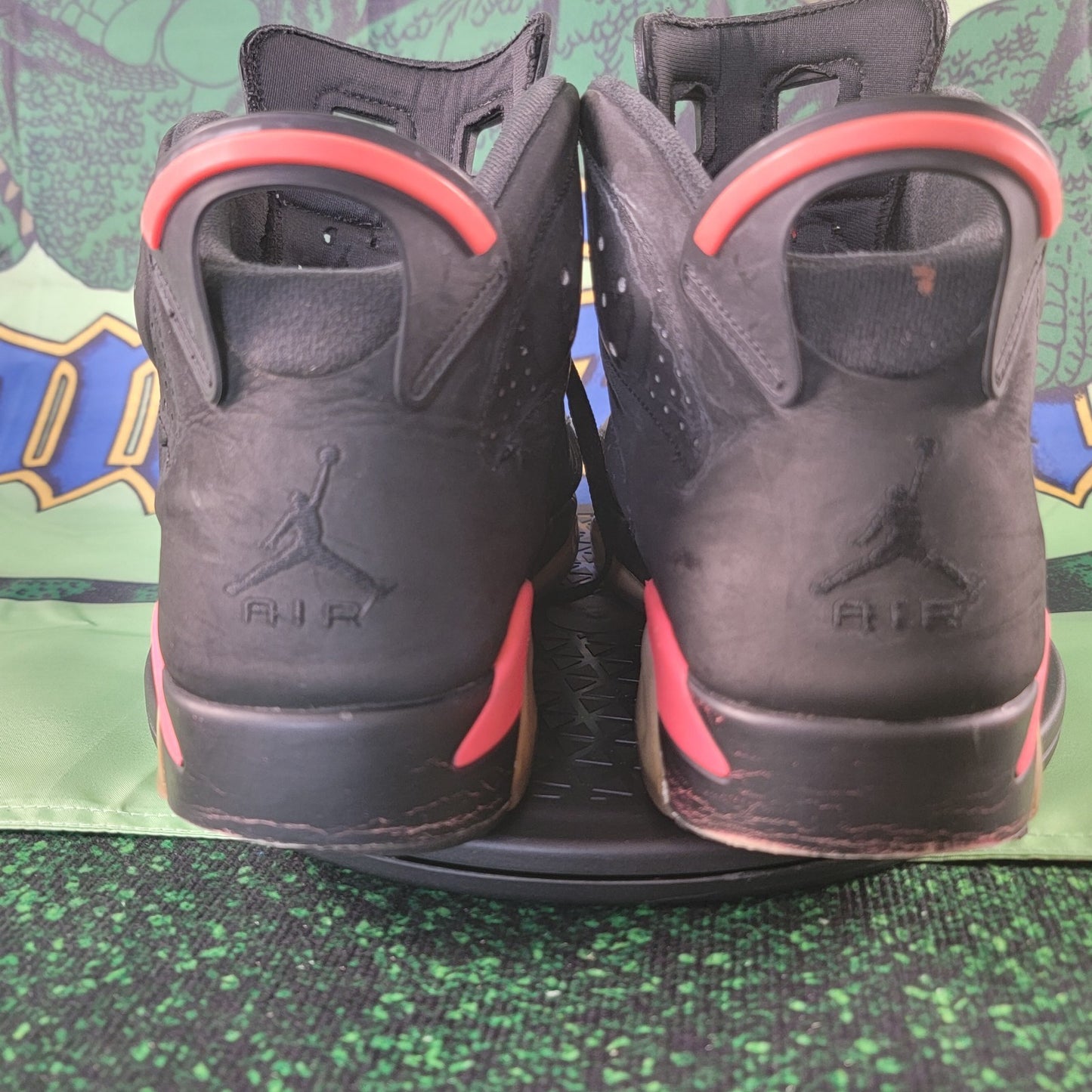 Air Jordan 6 Retro Black Infrared 2014 Men’s Size 13 Preowned 3846640234