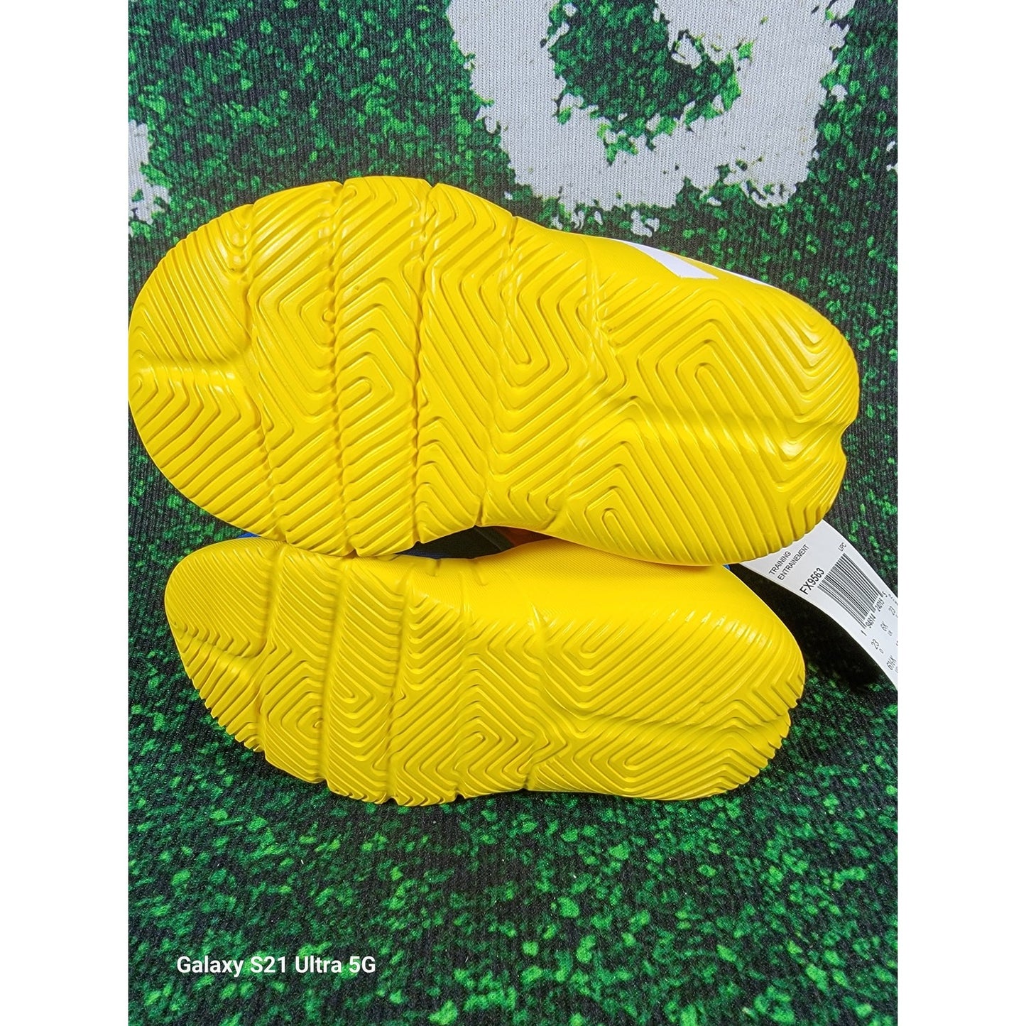 Adidas LEGO x RapidaZen J 'Shock Blue Equipment Yellow' Size 6.5k FX95634