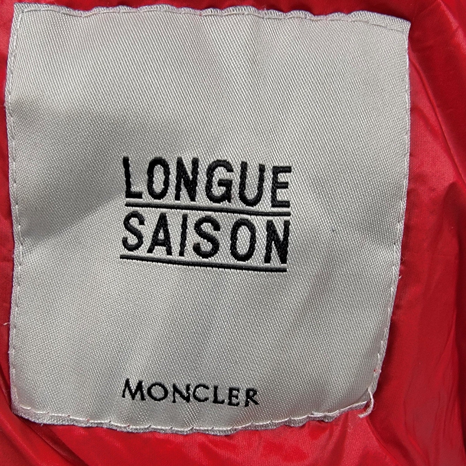 Moncler Kids Eliot Giubbotto Red Down Puffer Jacket Size 8