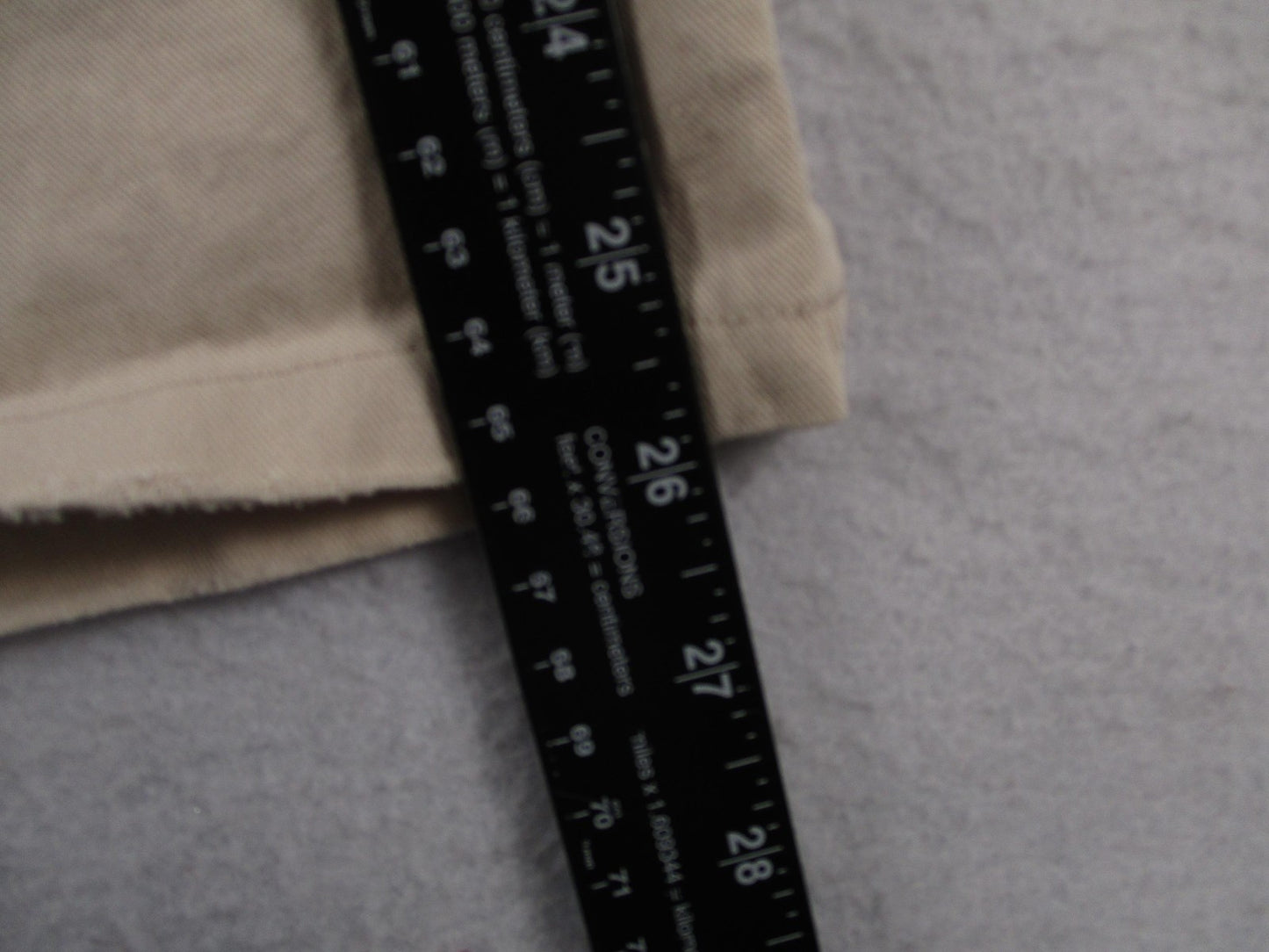 Hard Goods Sample Shorts Men Medium Beige Skull Crossbones Graffiti Chino Canvas12