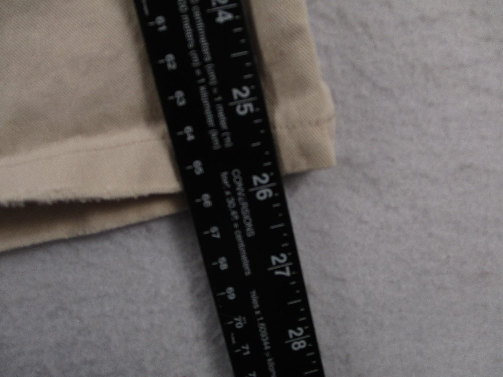 Hard Goods Sample Shorts Men Medium Beige Skull Crossbones Graffiti Chino Canvas12
