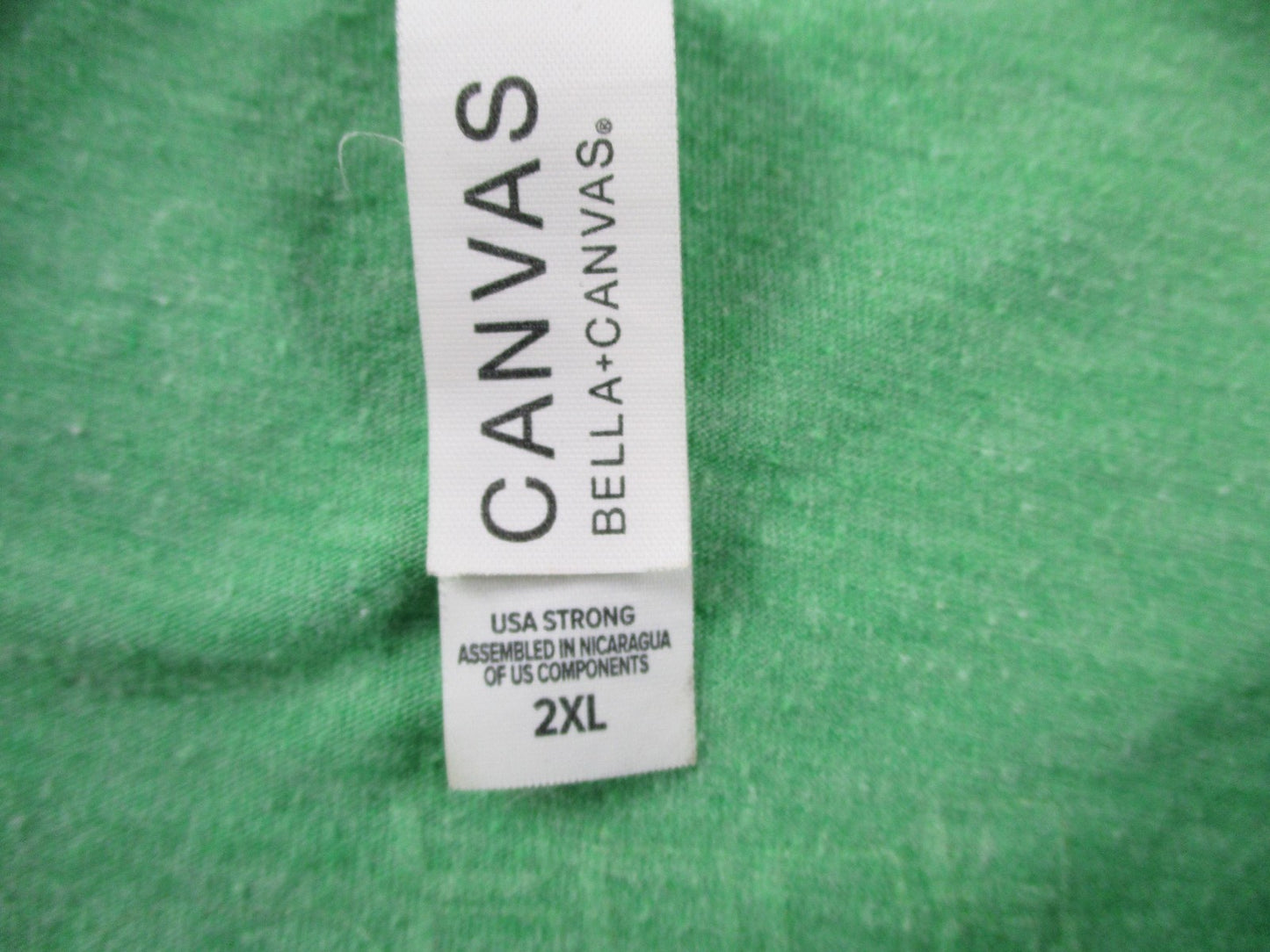 Bella + Canvas Ghost OG Shirt Mens 2XL Green Skeleton Surf Weed Graphic Tee7