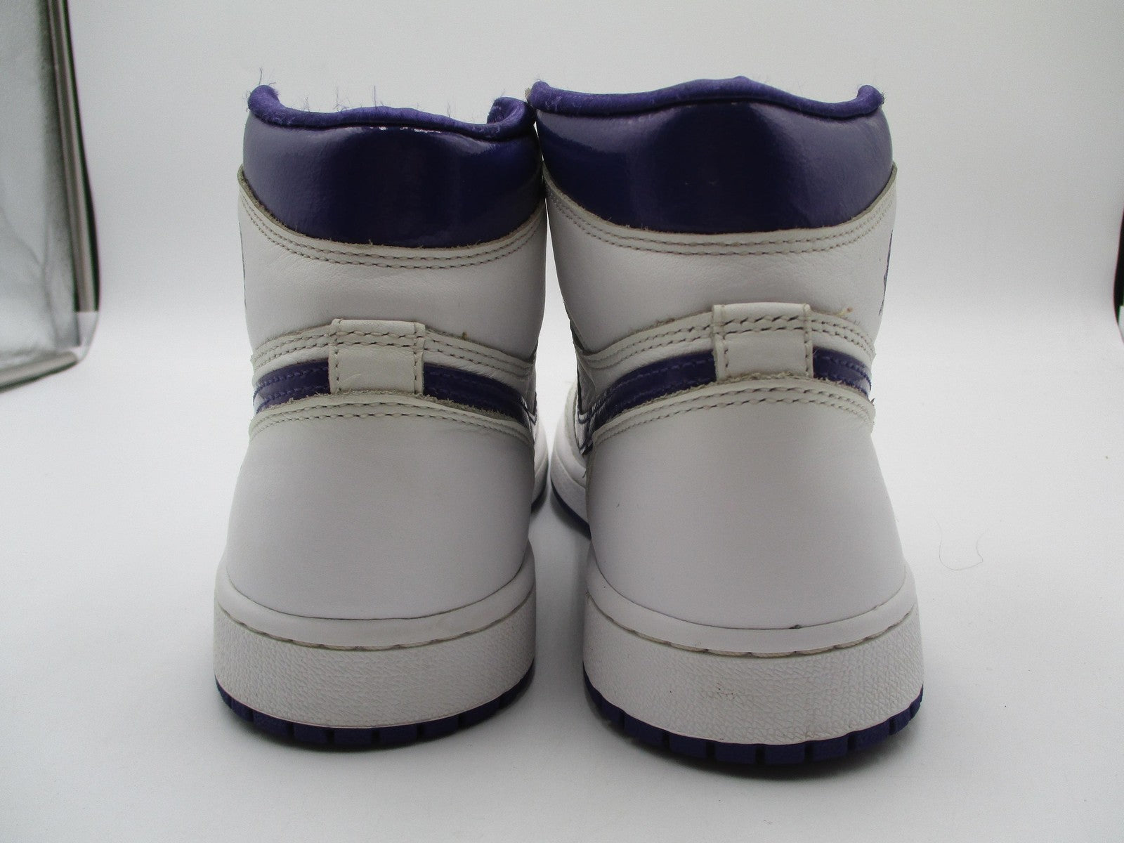 Nike Air Jordan 1 High OG Shoes Womens Size 7.5 White Court Purple CD0461-15110