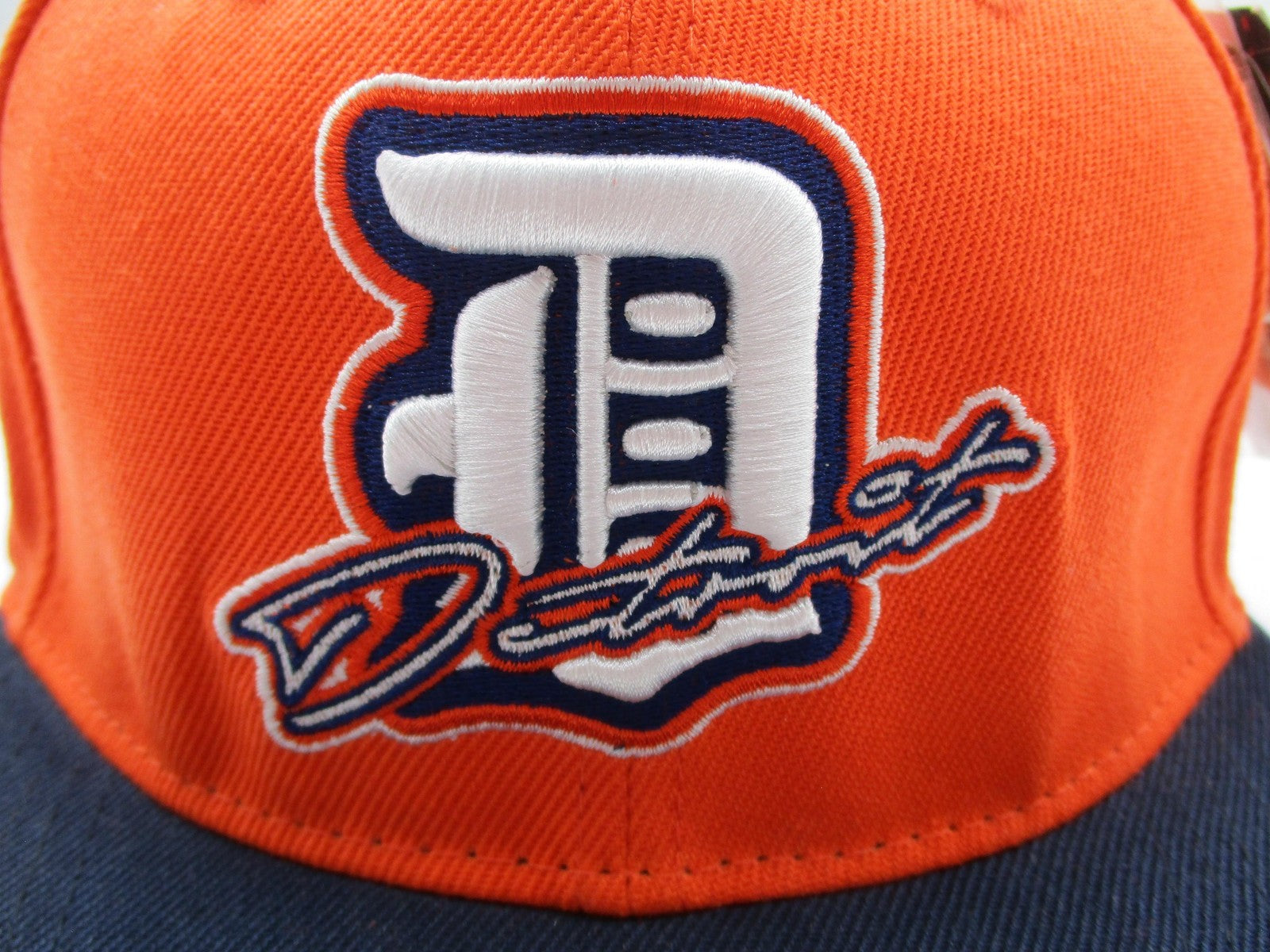 Detroit Stars Hat Cap Fitted Mens 7 1/4 Orange Negro Leagues Baseball Headgear5