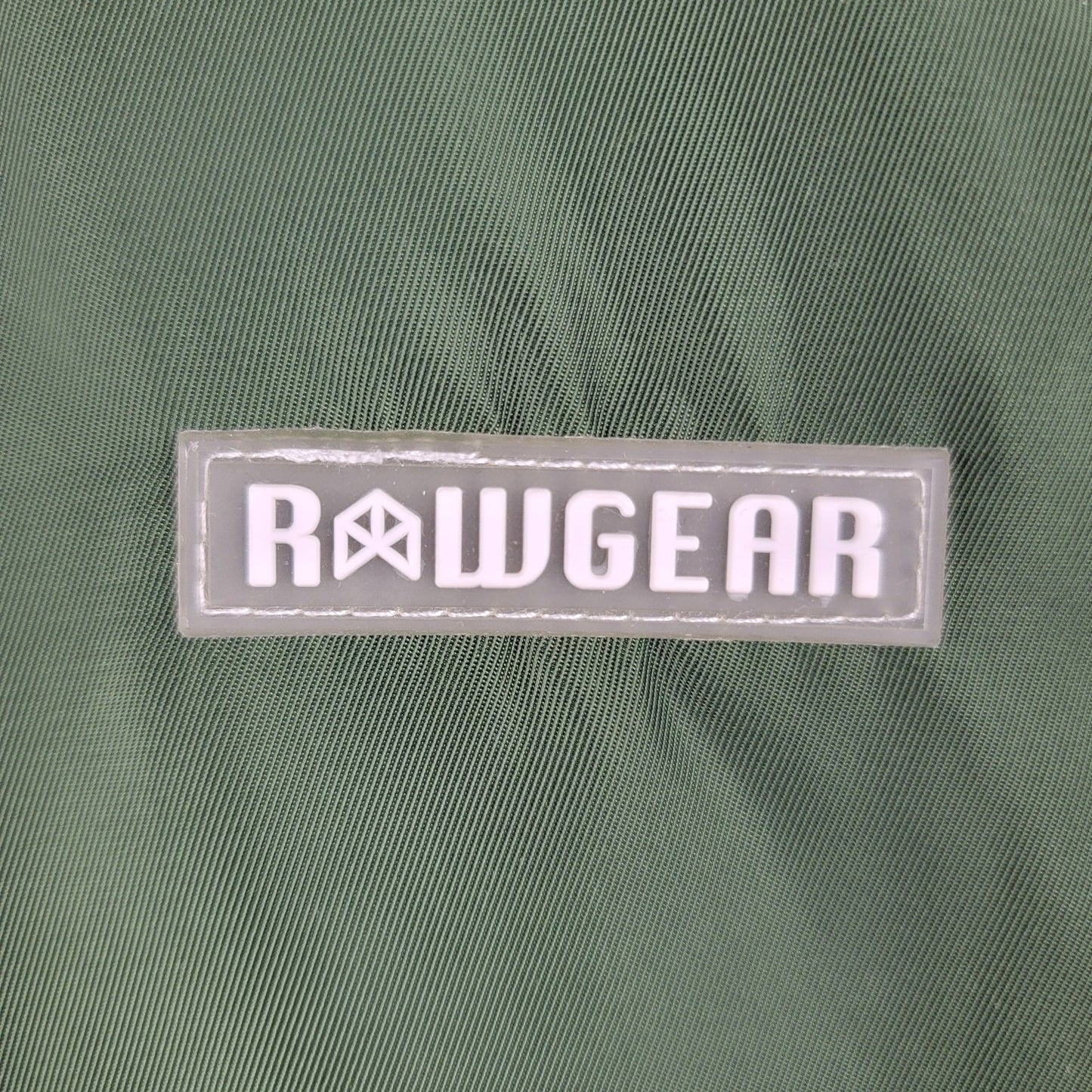 RawGear Hooded Puffer Vest Green Size M RG509 Polyester Streetwear Gym3