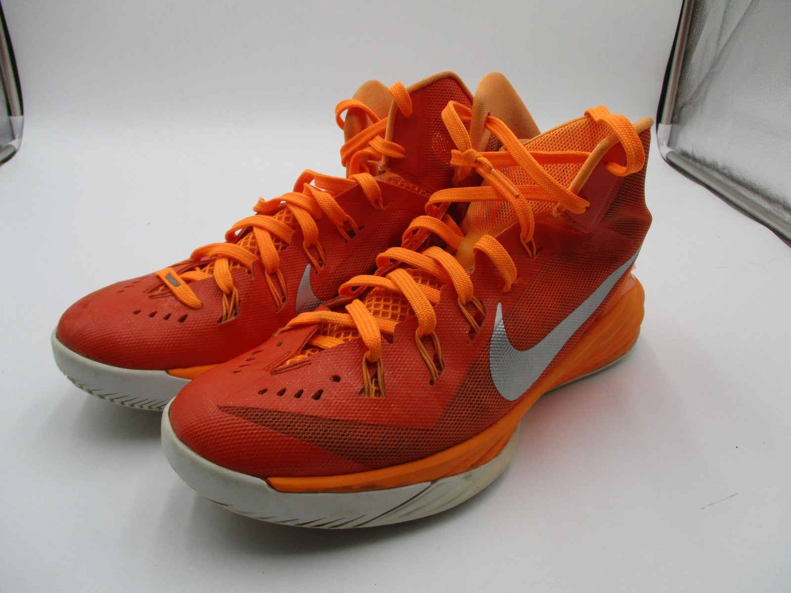 Nike Hyperdunk 2014 Shoes Mens Size 11.5 Orange Basketball Sneakers 653483-8080