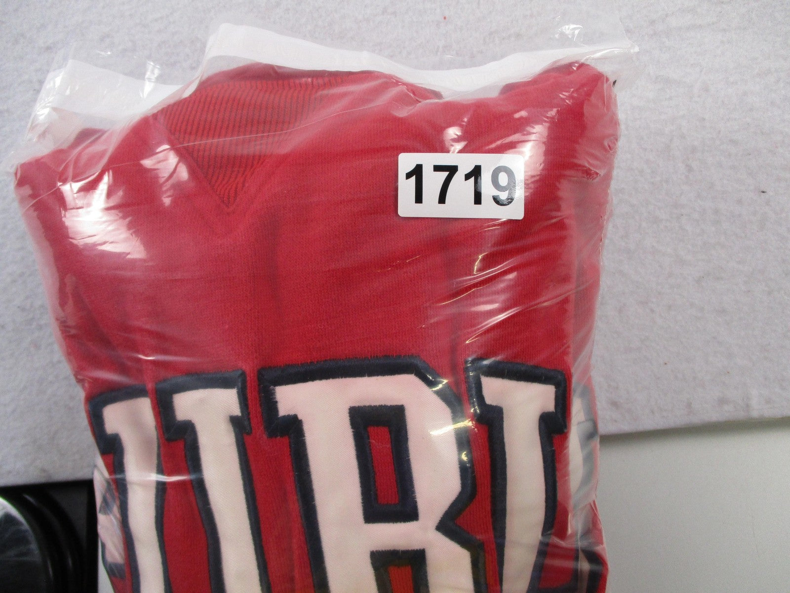 FUBU Hoodie Mens XL Red Pullover Fleece Sweatshirt Jeans Collection 059211