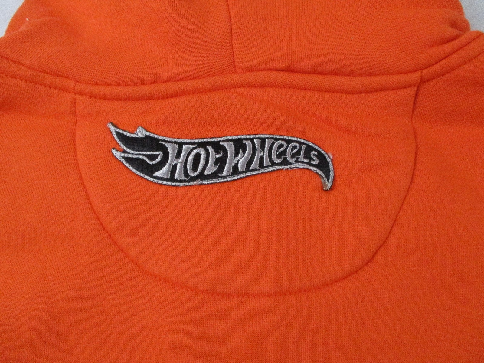 D73 USA Hoodie Mens 2XL Orange Full Zip Hot Wheels Racing 68 Graphic New 12888914