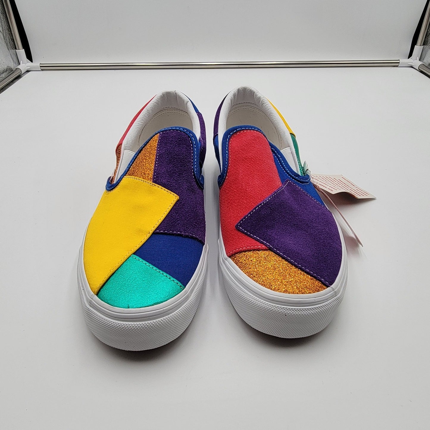 Vans Classic SlipOn (Pride) Patchwork Sz 9M/10.5W VN0A33TB44B12