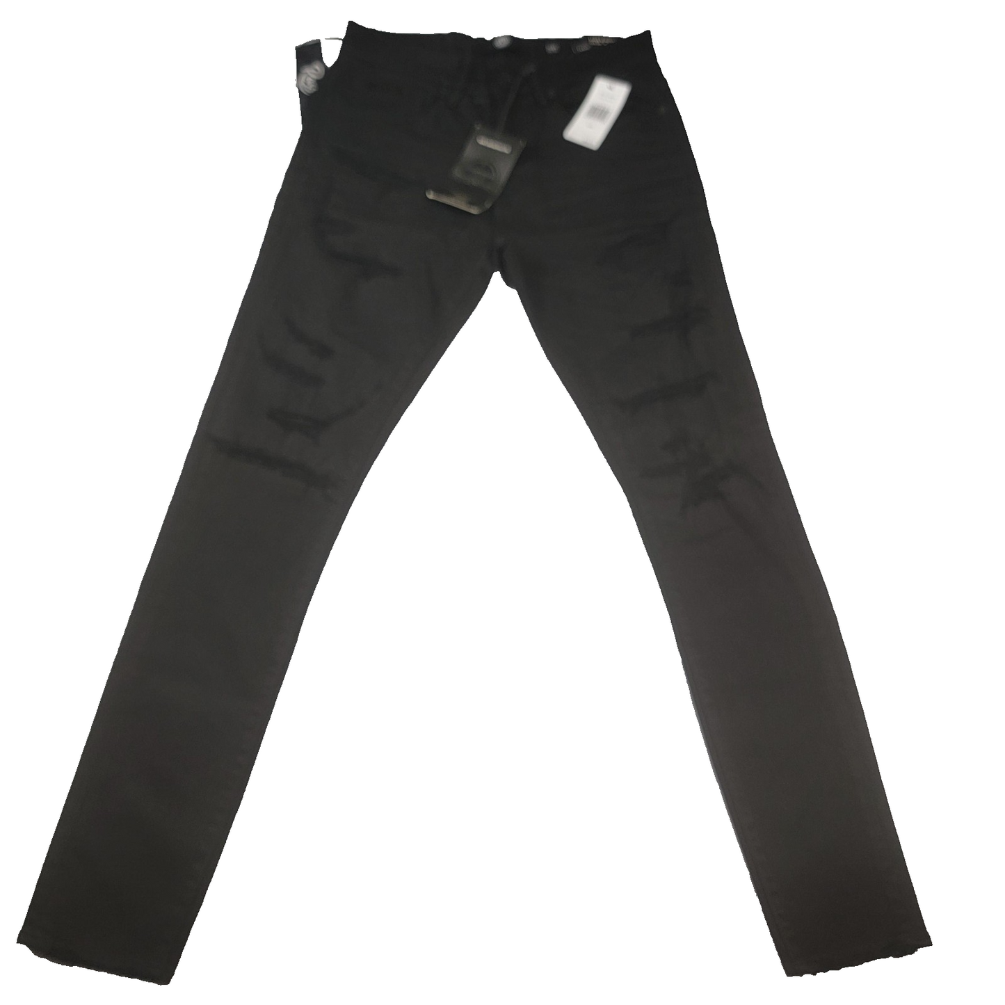 Jordan Craig Ross Jeans Womens 30x32 Black Skinny Tapered Fit Distressed