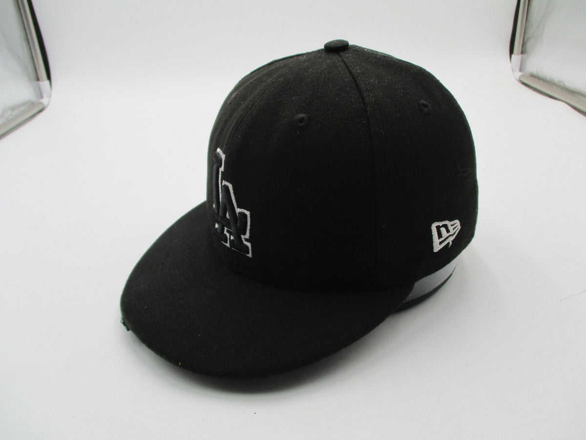 Los Angeles Dodgers Hat Cap Fitted Mens 7 Black MLB Baseball 59FIFTY New Era5